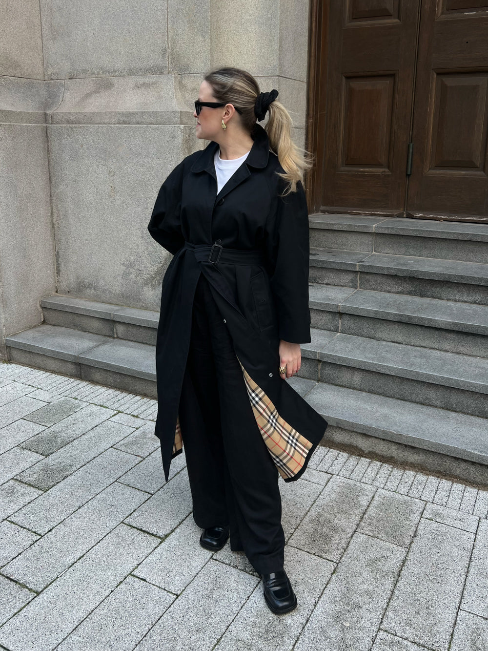 Vintage Burberry Trench Coat Size M 10 14