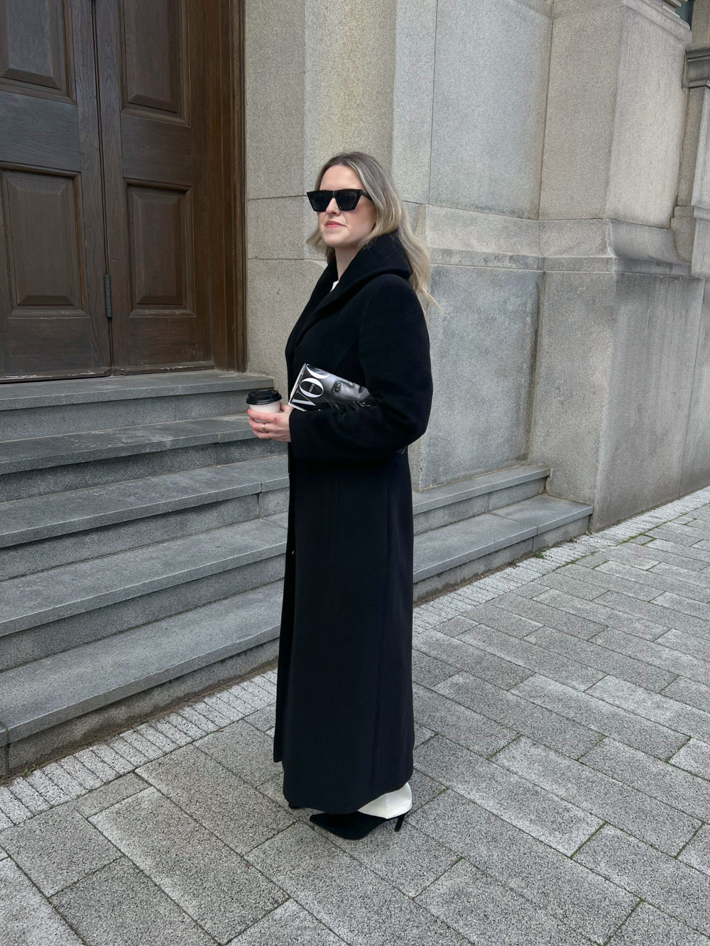 Jaeger maxi top coat