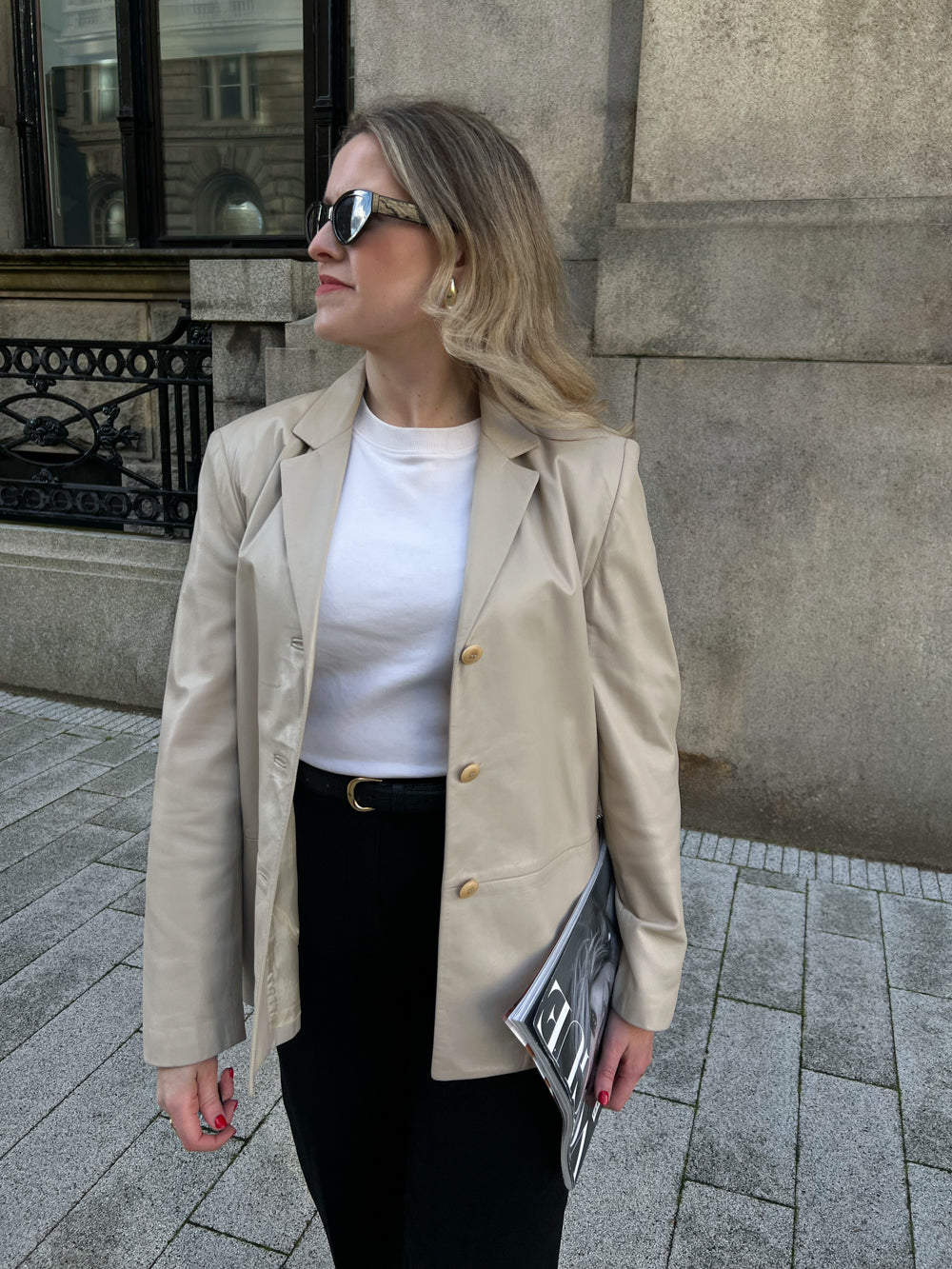 Max & co leather jacket discount