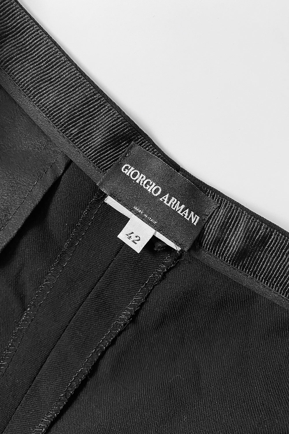 Georgio Armani Lana Wool High Waist Tailored Trousers Size 8-10