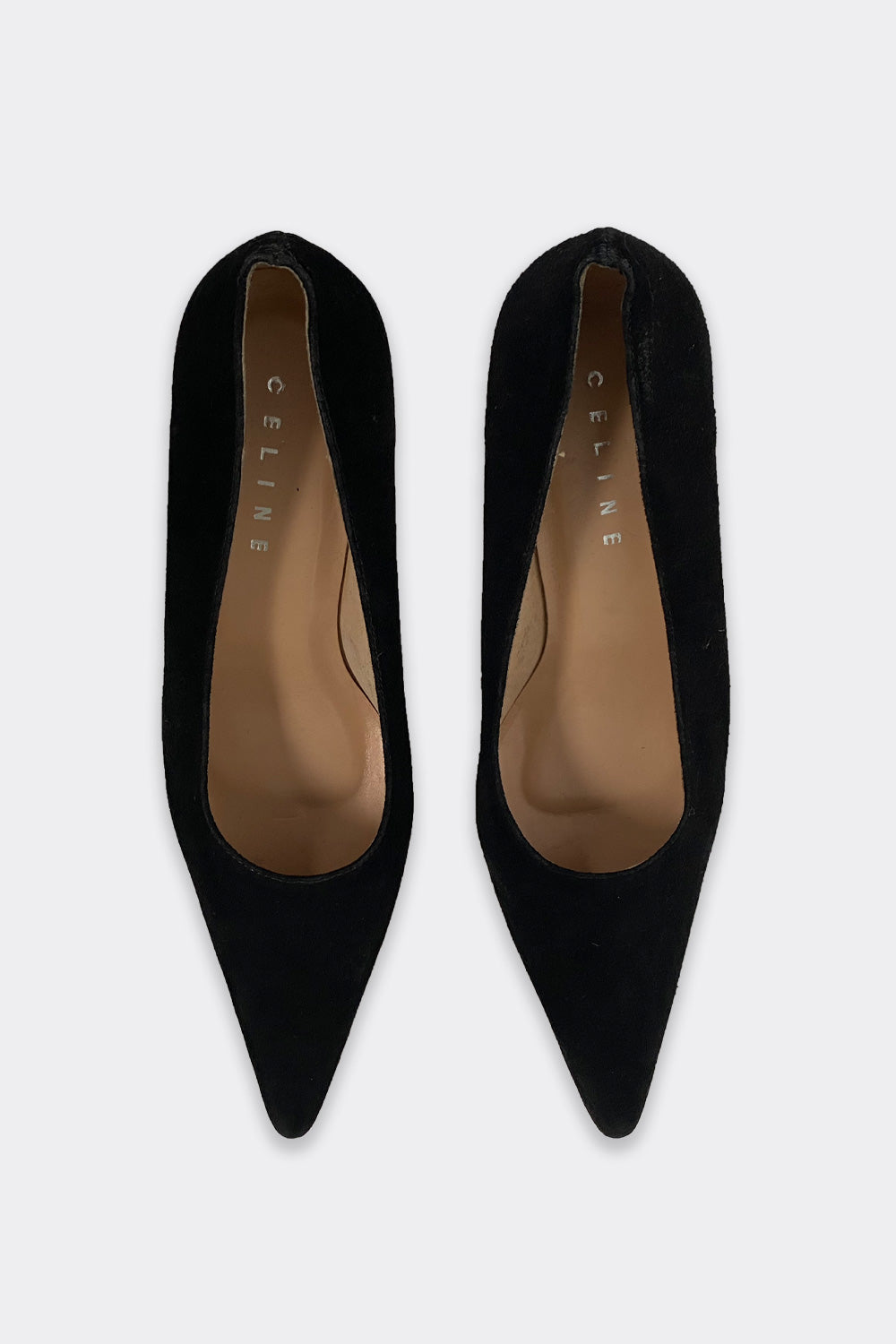 Celine Vintage Suede Court Shoes Size 37 (UK 4)