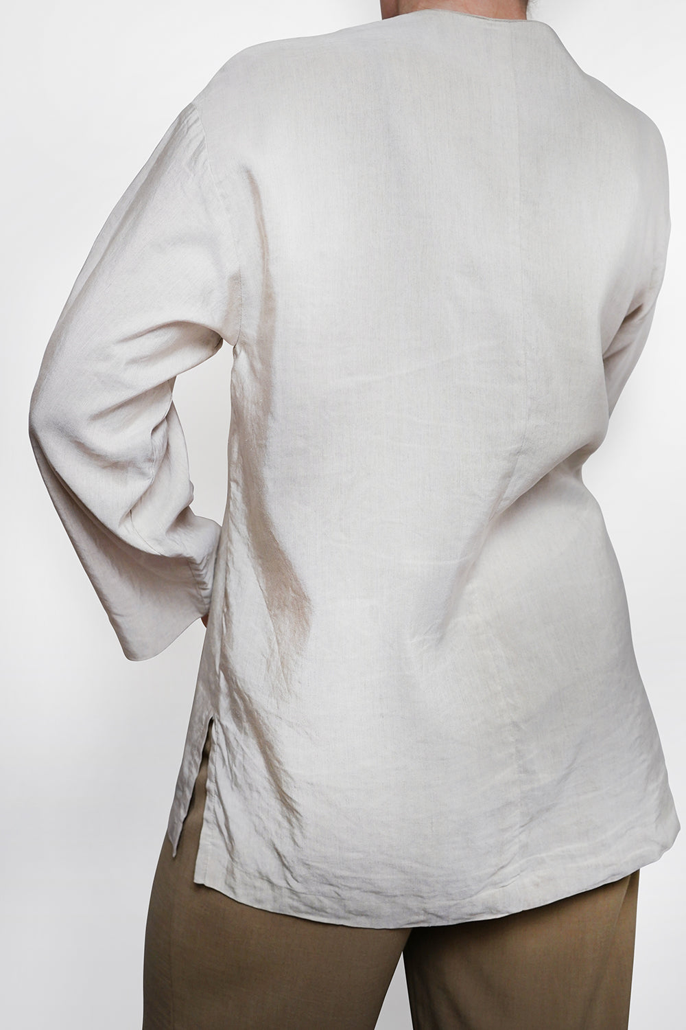 Vintage Cerruti 1881 Oversized Silk Shirt or Jacket Size 8-12