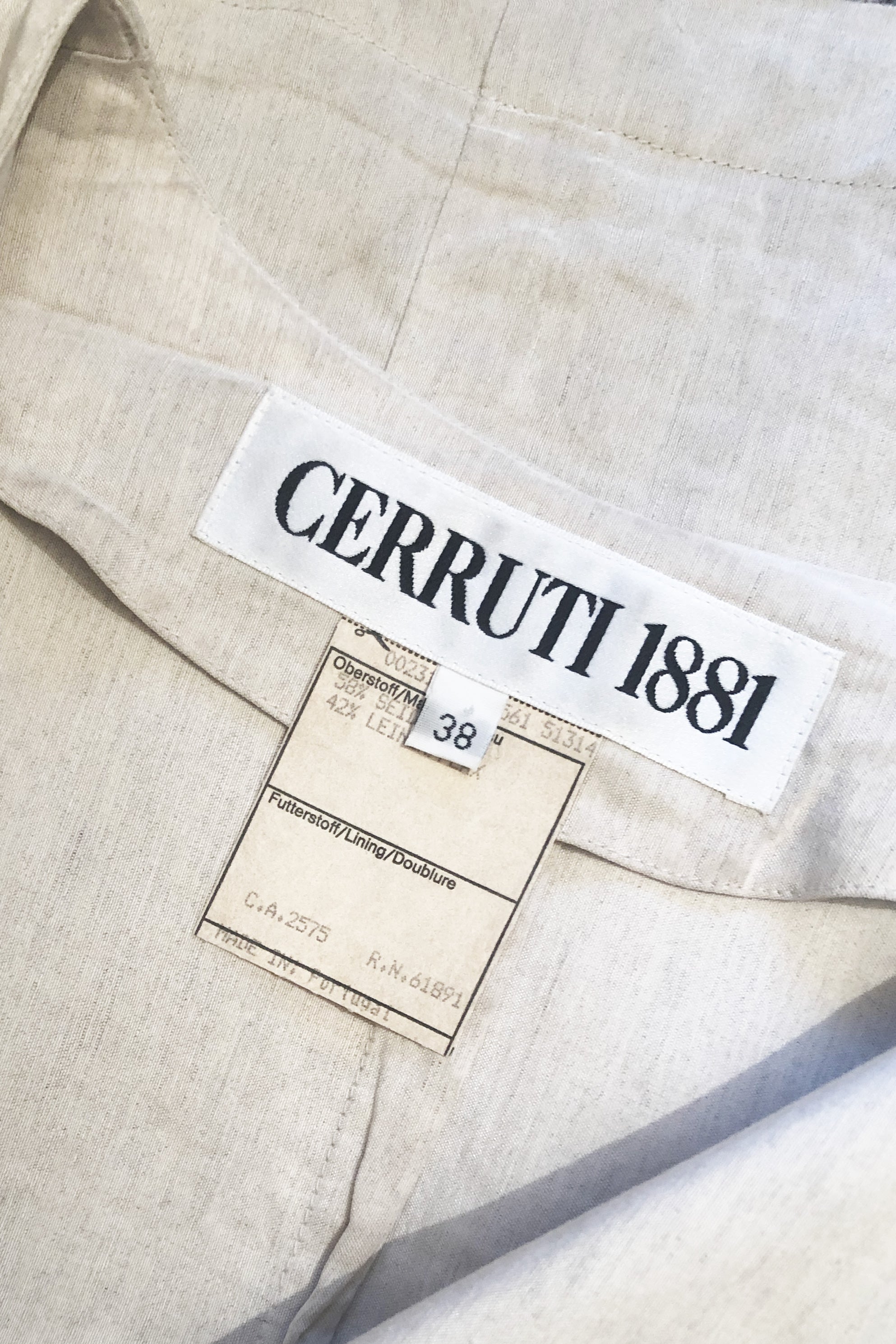 Vintage Cerruti 1881 Oversized Silk Shirt or Jacket Size 8-12