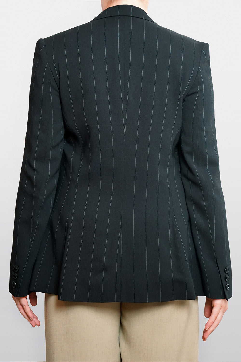 Dolce & Gabbana Pre-Owned Double Breasted Pinstripe Blazer Size 6-8