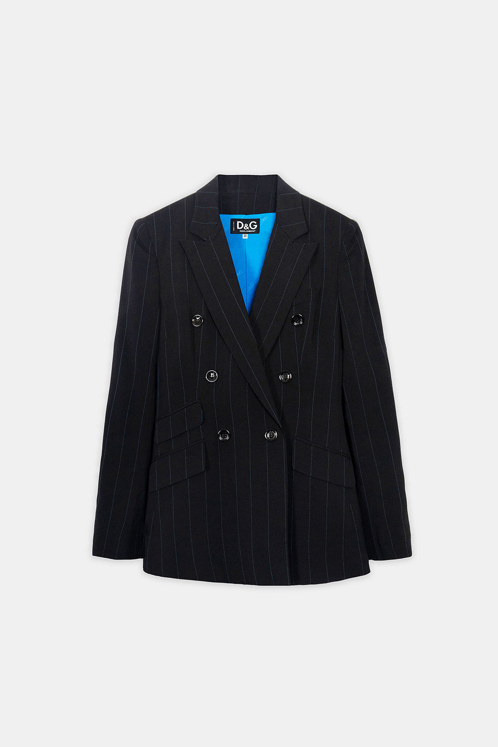 Dolce & Gabbana Pre-Owned Double Breasted Pinstripe Blazer