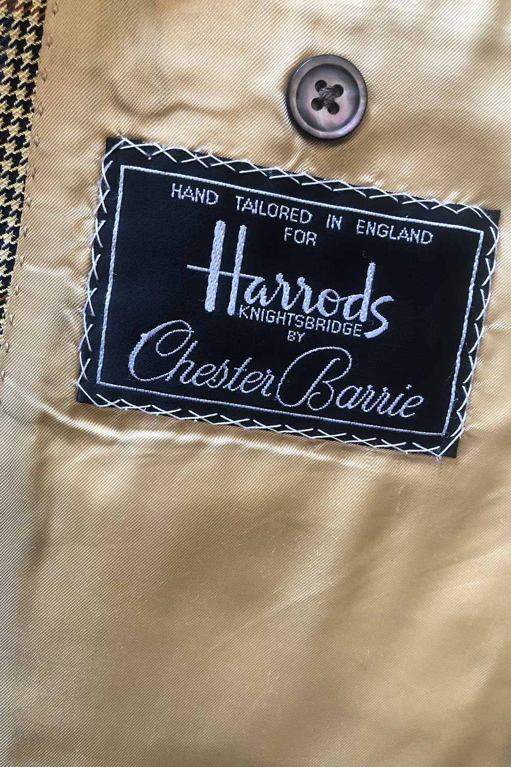Harrods Vintage Oversize Check Blazer Size 10-14
