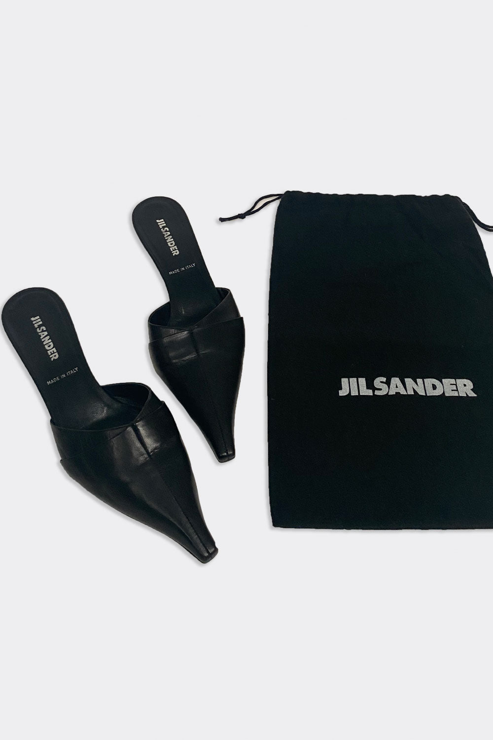 Jil Sander Leather Mules Size 37 (UK 4)
