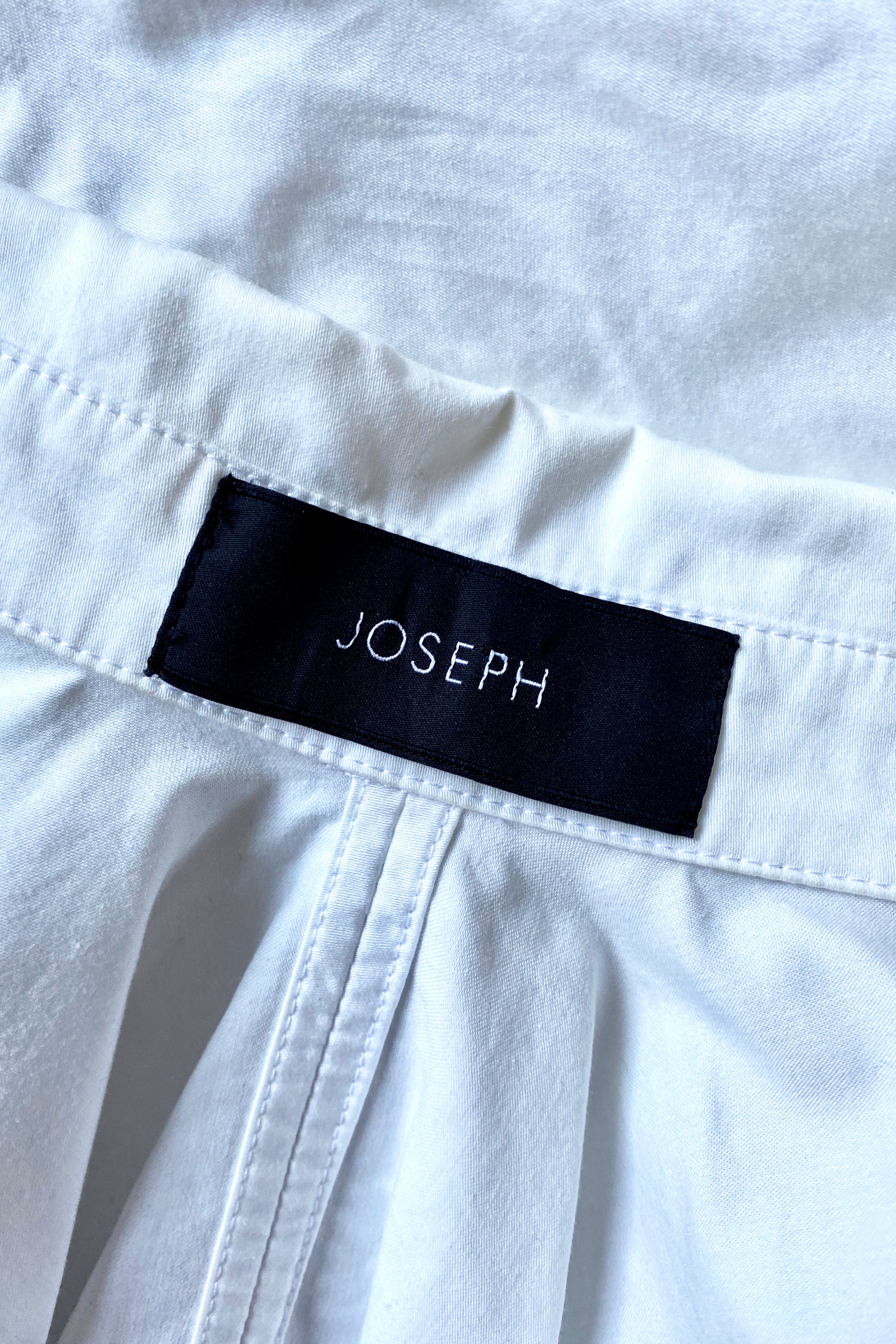 Joseph Open Back Statement White Shirt Size 8-12