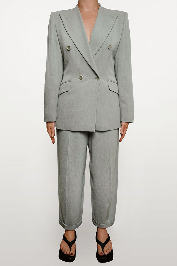 Max Mara Vintage Double Breasted Suit Size 8-10