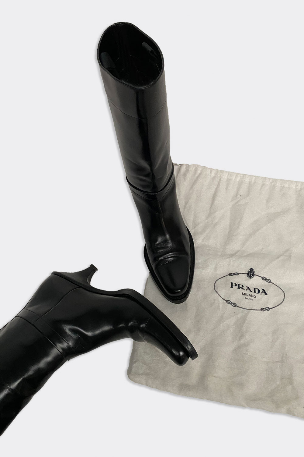 Prada best sale boots bag