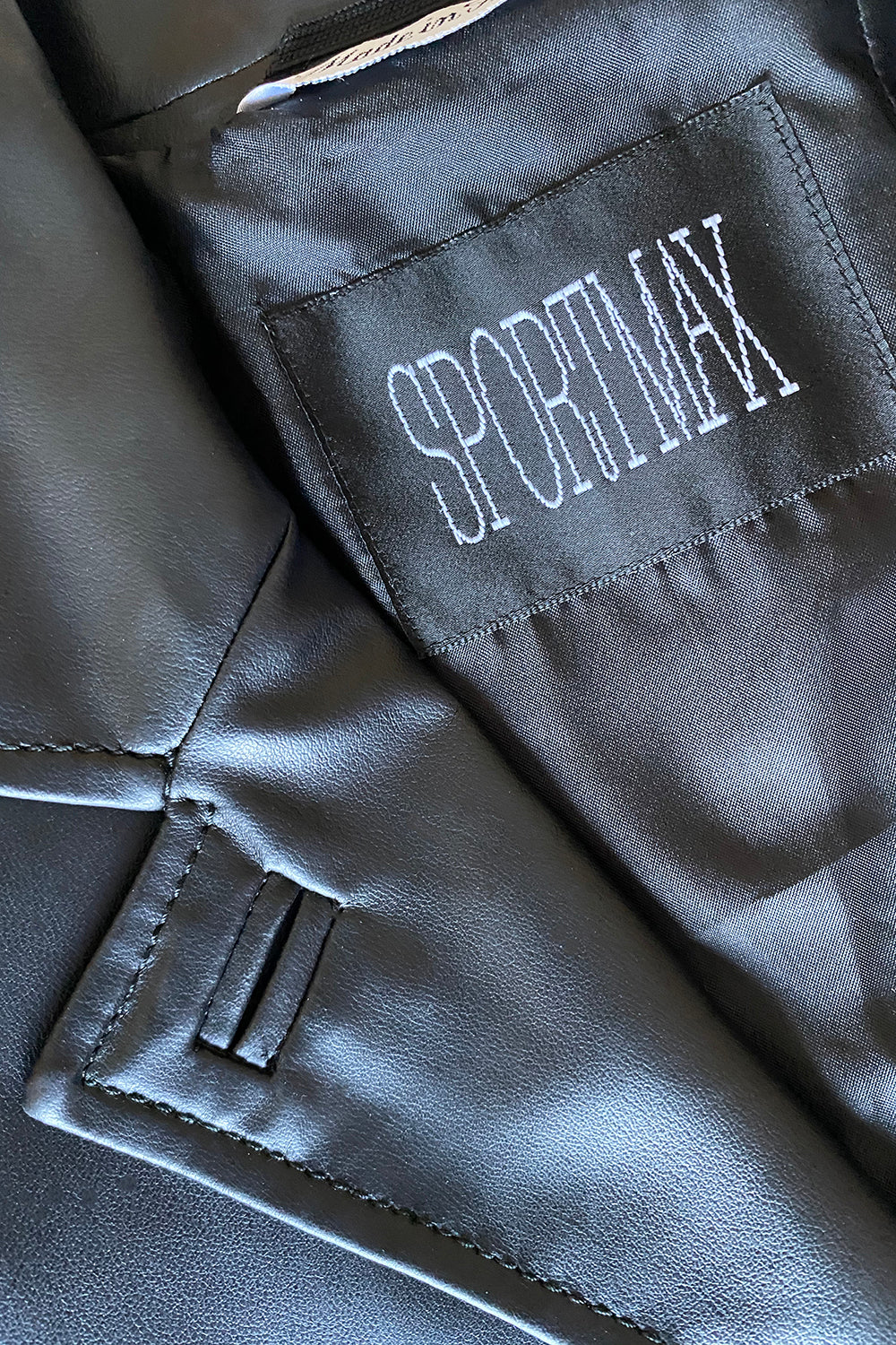 Sportmax by Max Mara Vegan Leather Jacket 8-10