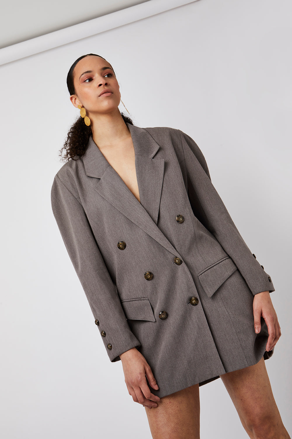 80s blazer dress top