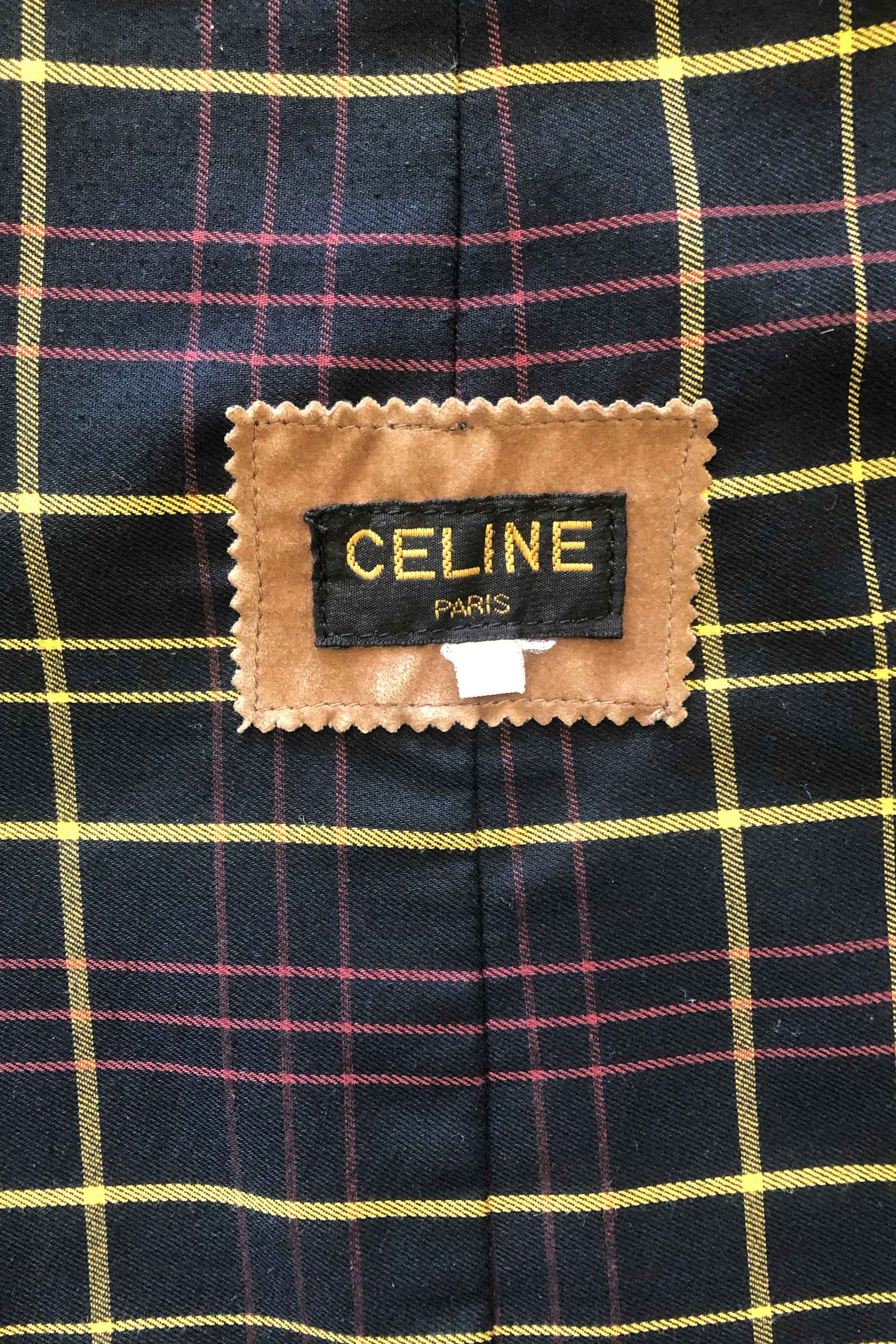 Celine Vintage Cotton Trench Coat Size 12-16